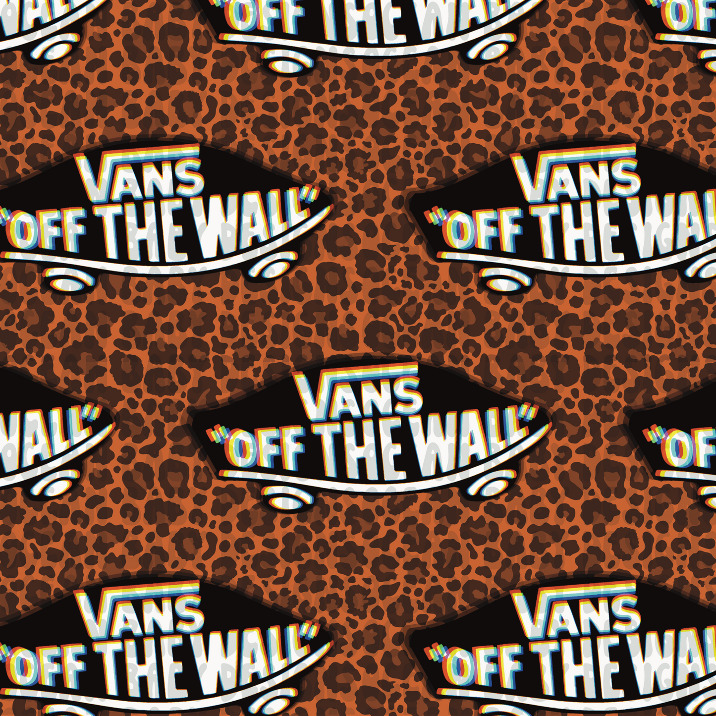 Off the wall leopard