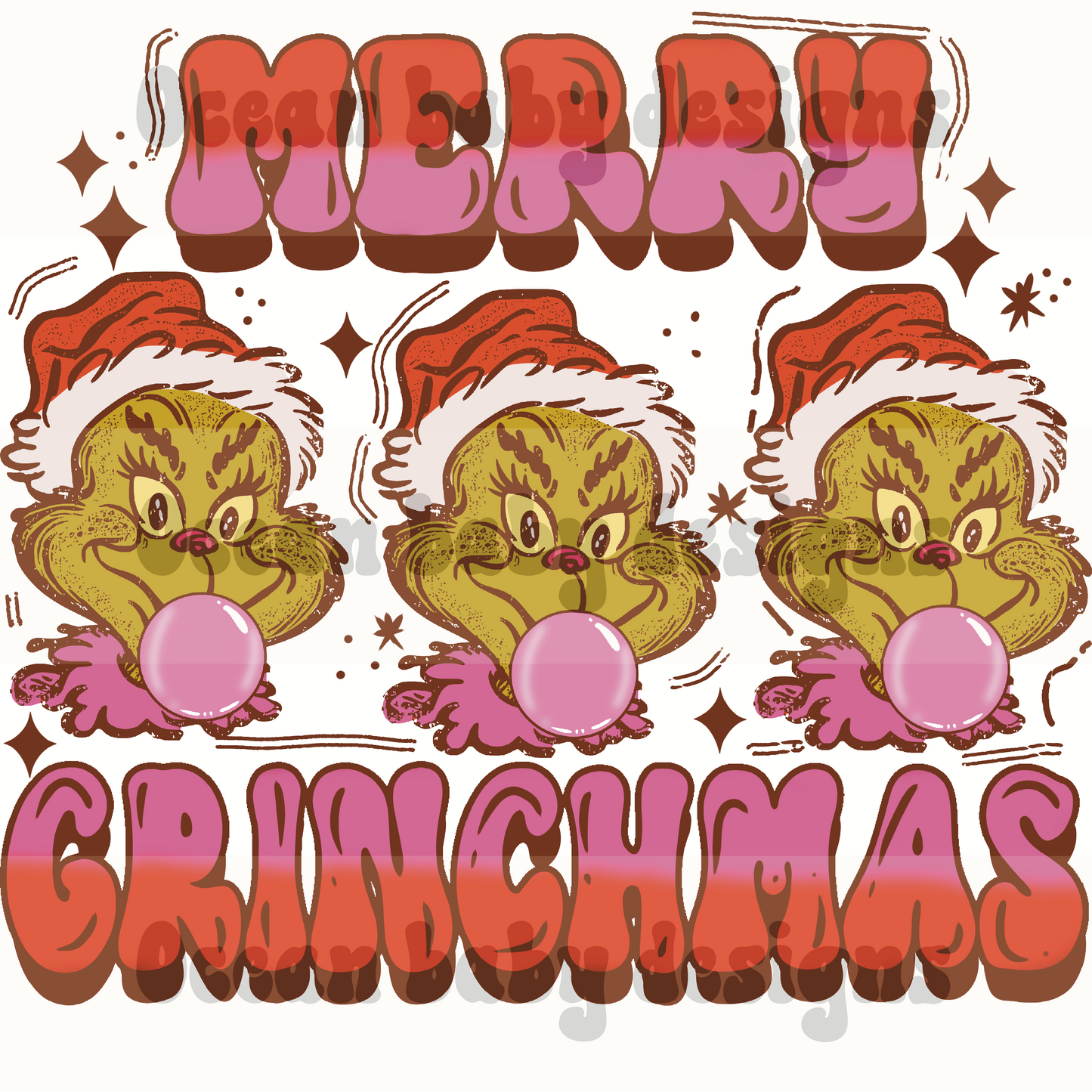 Bubble gum green guy png