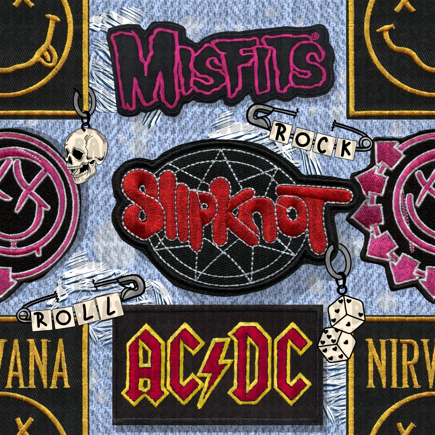 distressed denim patches