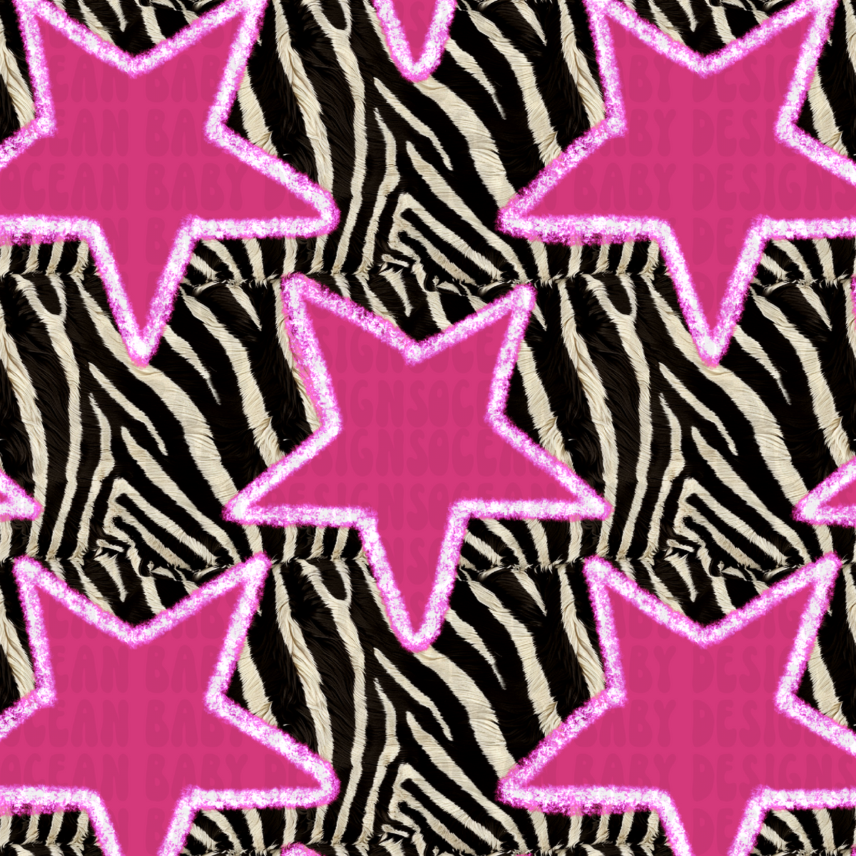 ZEBRA AND STARS