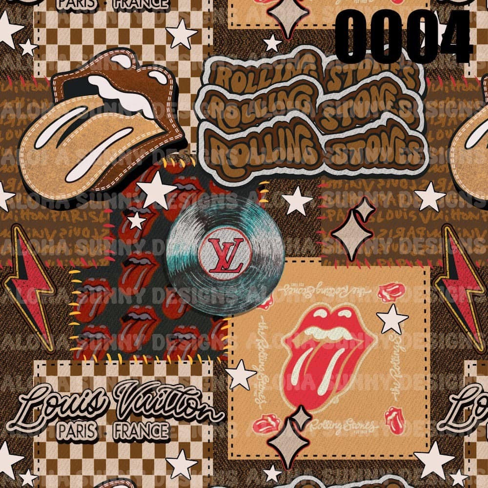 Stones Band boy patchwork
