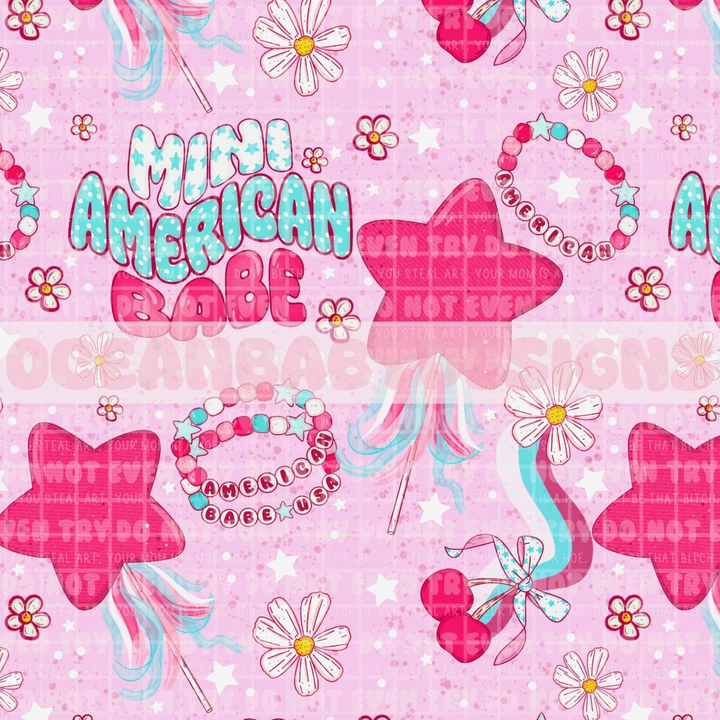 Mini American babe