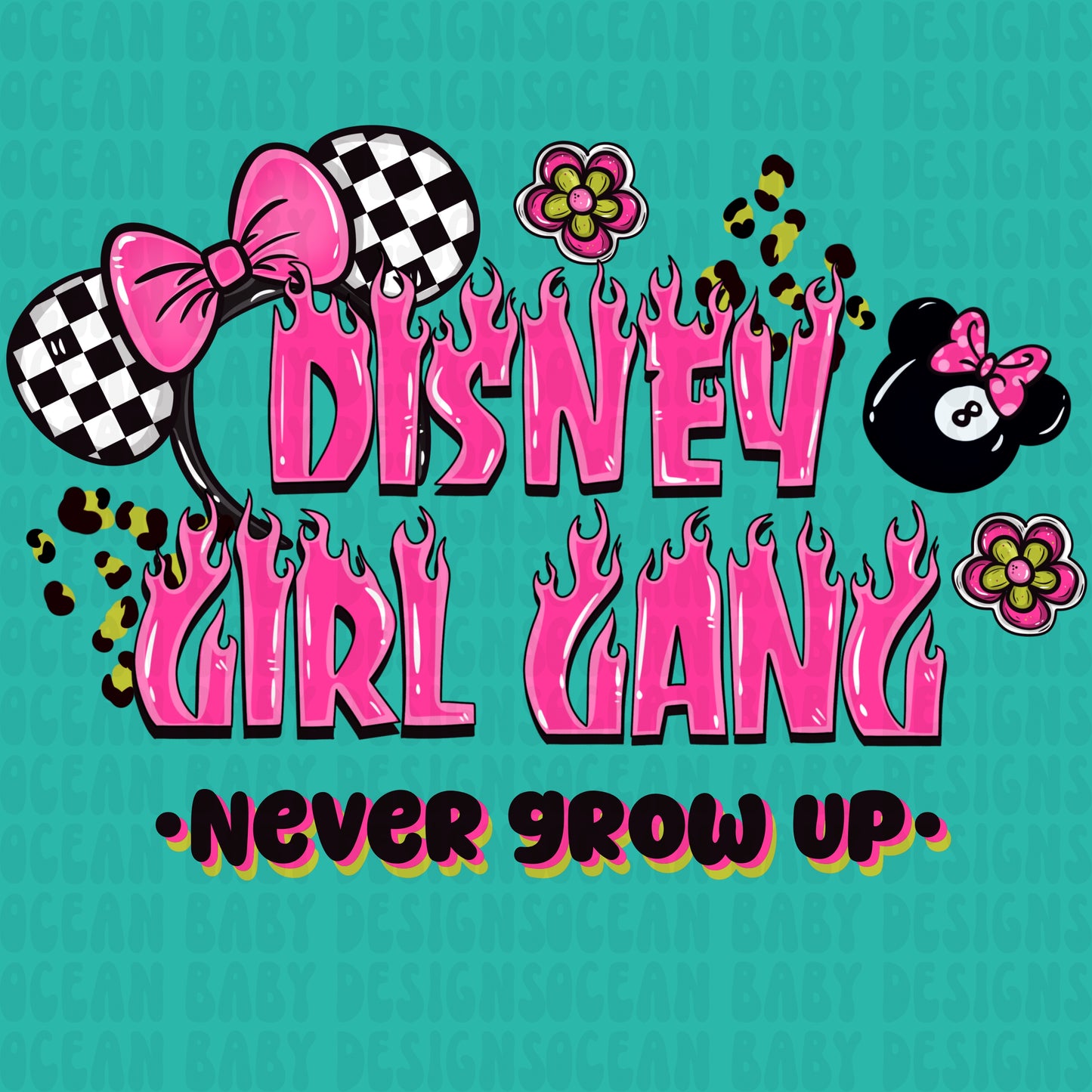 D girl gang png
