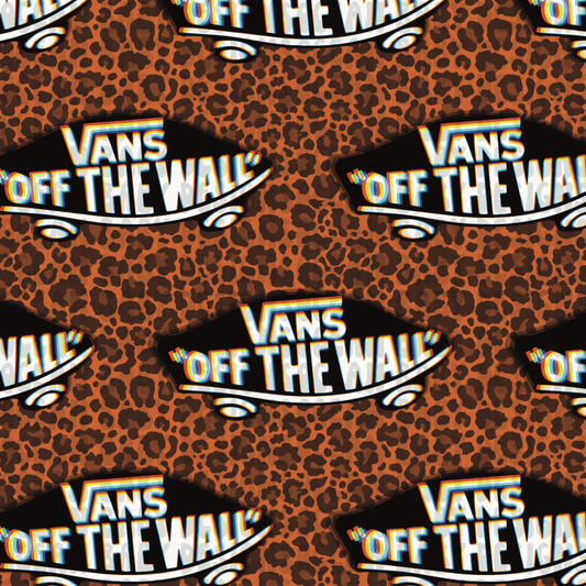 Off the wall leopard