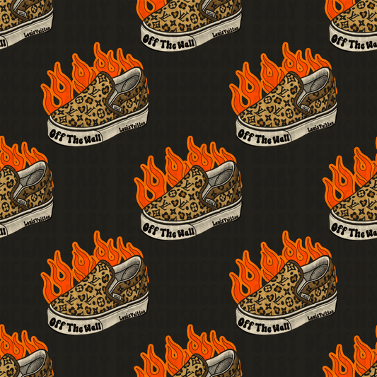 Boujee leopard vans coord
