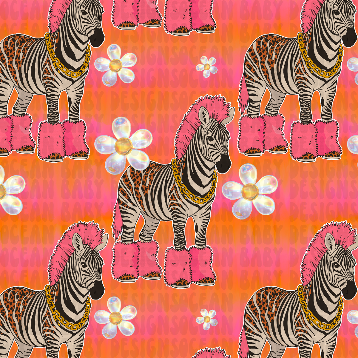 FANCY ZEBRA TIE DYE