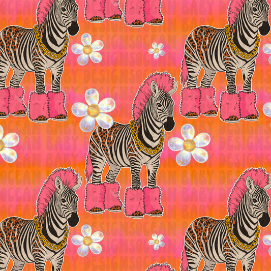 FANCY ZEBRA TIE DYE