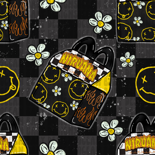 Smiley band happy meal w flowers