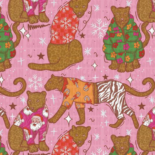 Leopards in Christmas