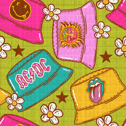 Girly Band bucket hats