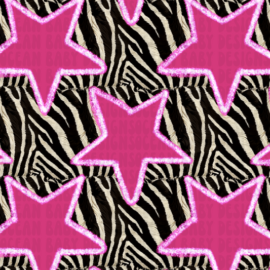 ZEBRA AND STARS