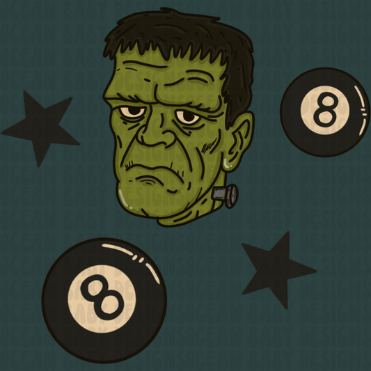 Frankenstein 8 balls png