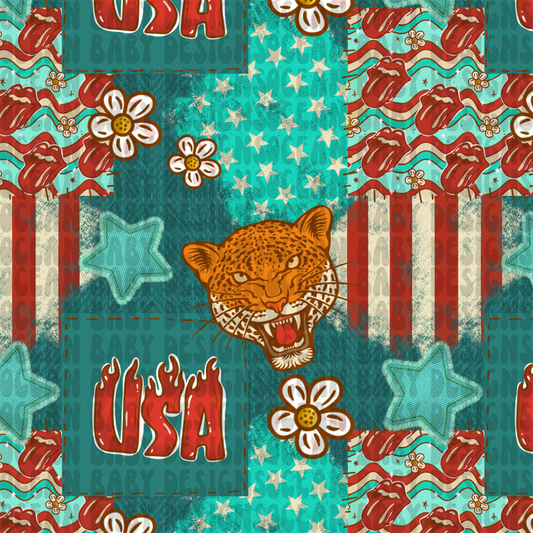 Girl USA Patchwork