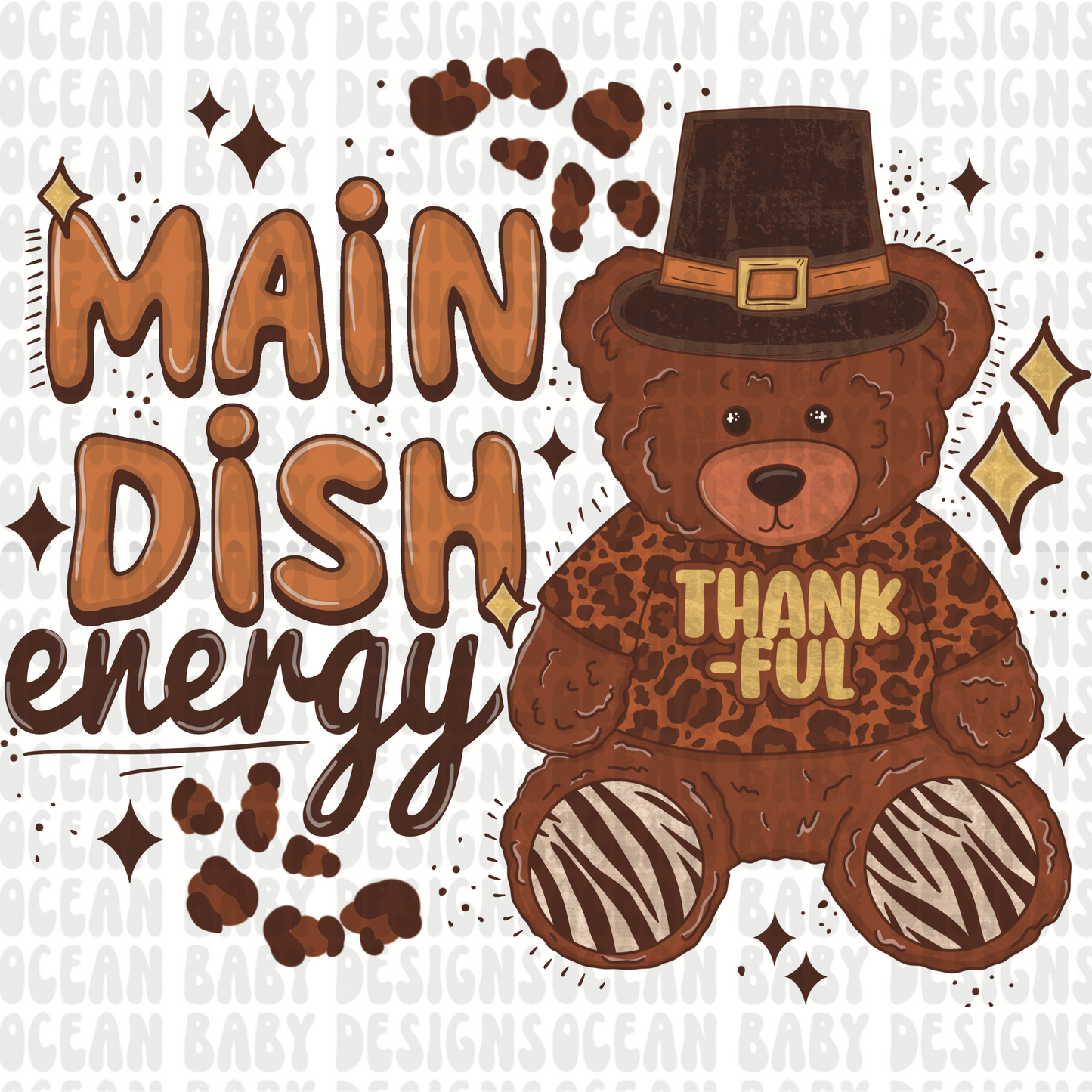 Main dish energy (THANKFUL) PNG