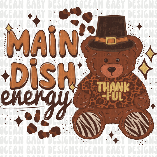 Main dish energy (THANKFUL) PNG