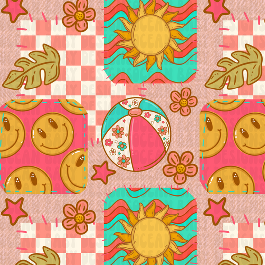 Summer girly patchwork