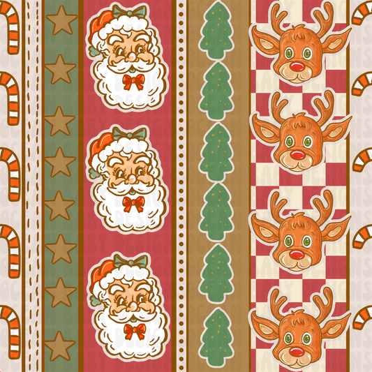 Striped boho Christmas boy