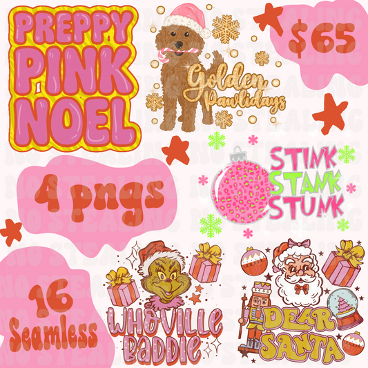 PREPPY PINK NOEL BUNDLE OBDx PWD COLLAB