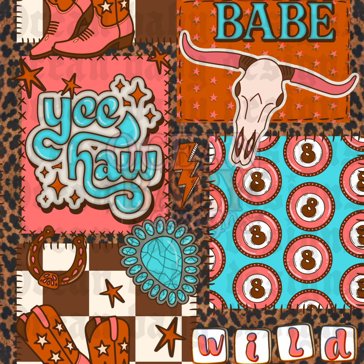 Wild babe patchwork