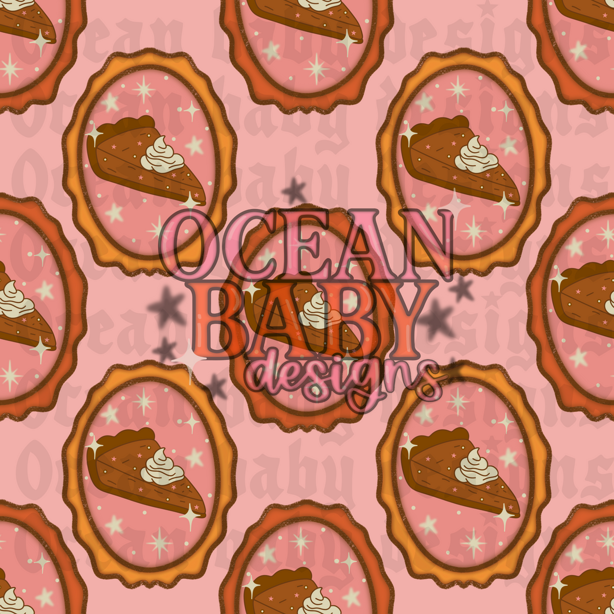 Pumpkin pie frames