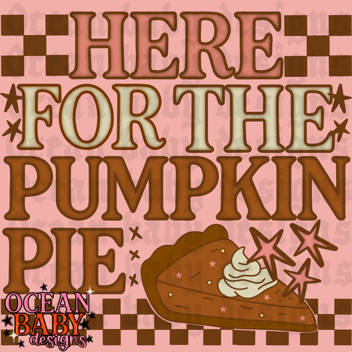 HERE FOR THE PUMPKIN PIE PNG