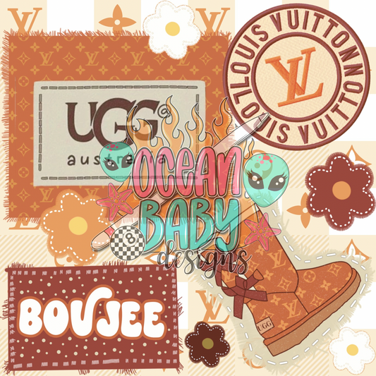 Boujee Uggs patch