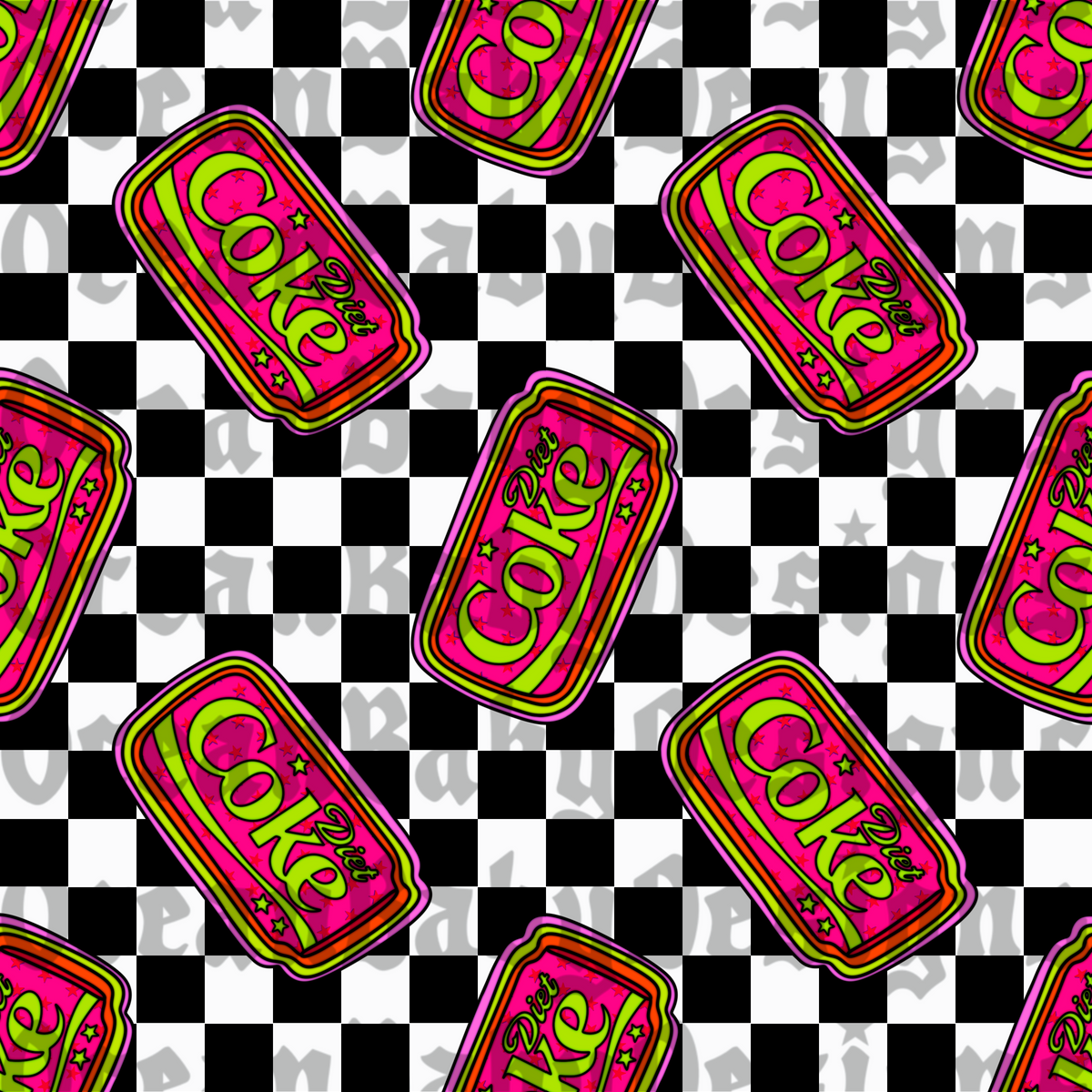 Checkered bright coke