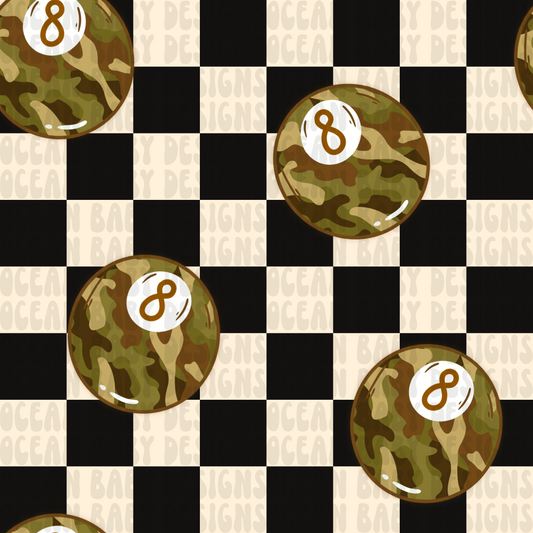 Camo 8 balls