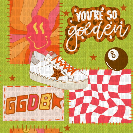 You’re so golden patchwork
